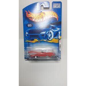 '57 ROADSTER, Hot Wheels #052, 2001 First Edition 34/36, Red, 5SP wheels, NEW